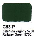 C53 P Zeleň na vagóny