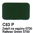 C53 P Zeleň na vagóny Agama
