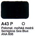 A43 P Polomat. Mořská modrá ANA 606 Agama