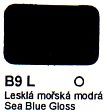 B9 L Lesklá mořská modrá Agama