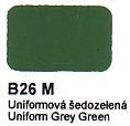B26 M Uniformovaná šedozelená
