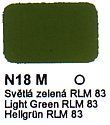 N18 M Světlá zelená RLM 83