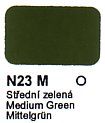 N23 M Střední zelená Agama