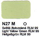 N27 M Světlá žlutozelená RLM 99 Agama