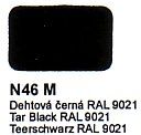 N46 M Dehtová černá RAL 9021 Agama