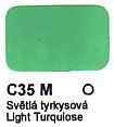 C35 M Světlá tyrkysová