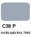 C38 P Dark Grey RAL 7040 Agama