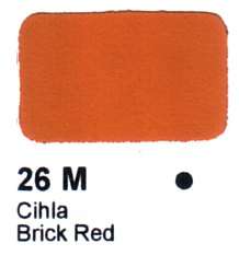 26 M Brick red Agama