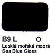 B9 L Lesklá mořská modrá