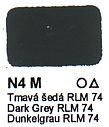 N4 M Dark Grey RLM 74 Agama