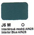J6 M Interiérová modrá A/N28