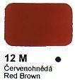 12 M Red brown