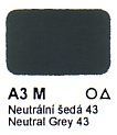 A3 M Neutrální šedá 43