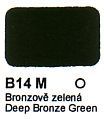 B14 M Bronzově zelená
