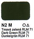 N2 M Tmavá zelená RLM 71 Agama