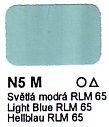N5 M Světlá modrá RLM 65