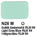 N28 M Světlá šedomodrá RLM 84