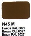 N45 M  Brown RAL 8027