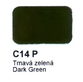 C14 P Tmavá zelená Agama