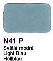 N41 P Světlá modrá