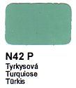 N42 P Tyrkysová