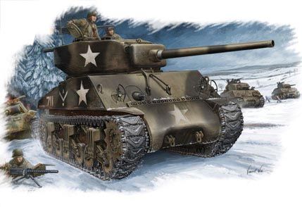 US M4A3 76 (W) Tank Hobby Boss